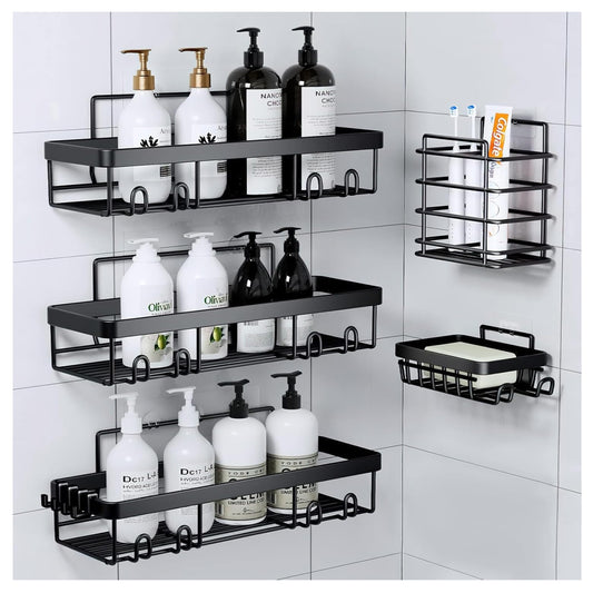 Esquinero baño 5pcs Organizador Adhesivo